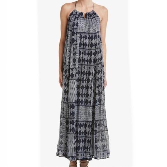 NWT Velvet By Graham & Spencer Mali Print Maxi Dress - Picture 1 of 14